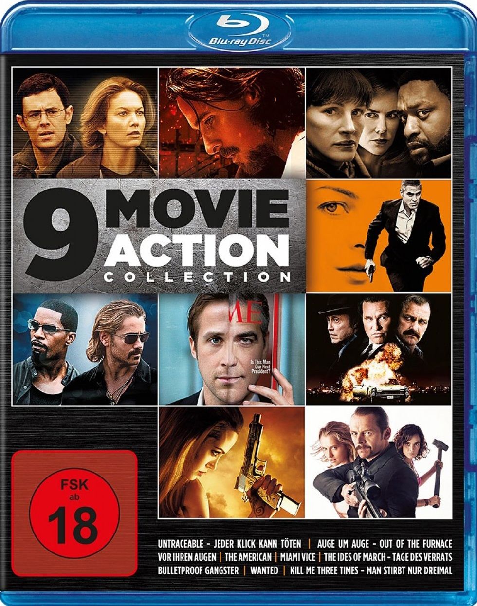 9 Movie Action Collection (3 Discs) (BLURAY)