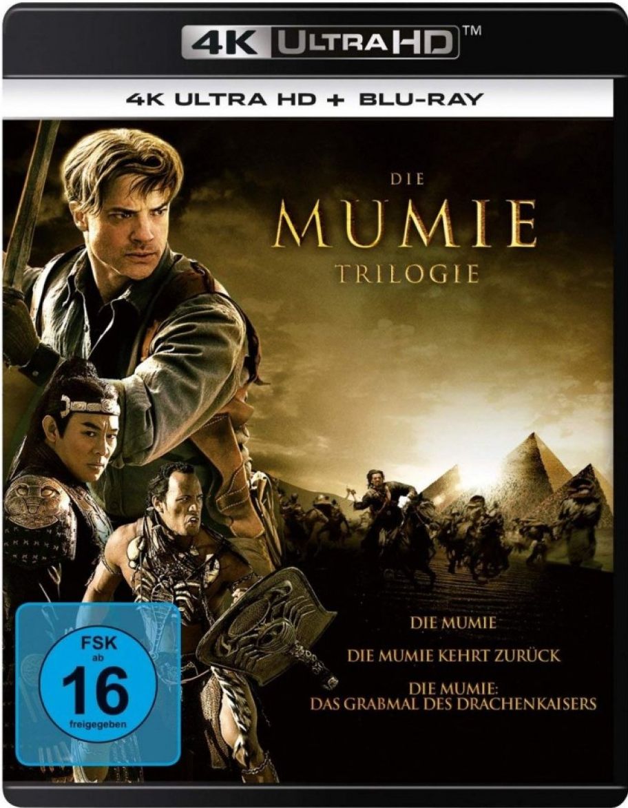 Mumie, Die - Trilogie (Neuauflage) (3 UHD BLURAY + 3 BLURAY)