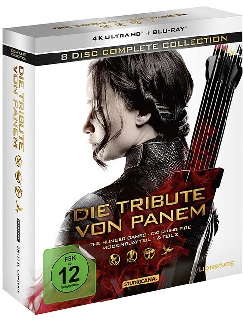 Tribute von Panem, Die - Gesamtedition (8 Discs) (UHD BLURAY + BLURAY)