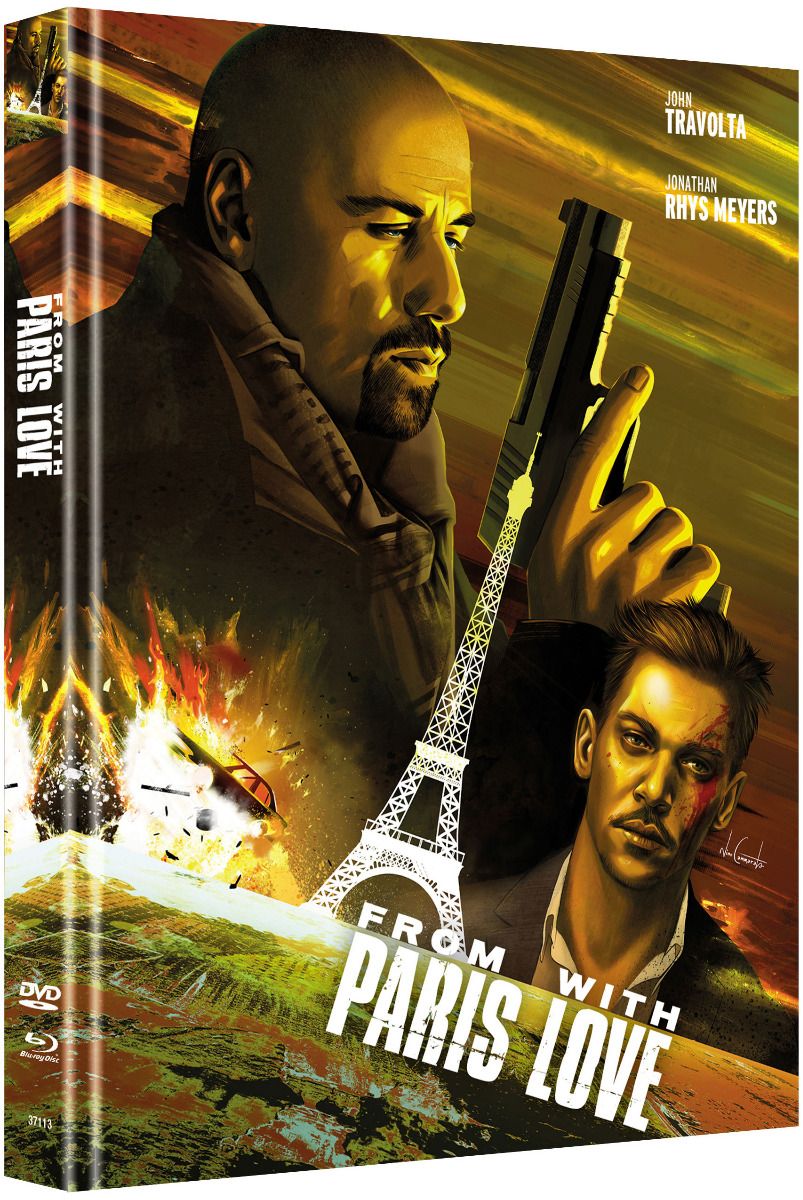 From Paris with Love (Lim. Uncut Mediabook - Cover A) (DVD + BLURAY)