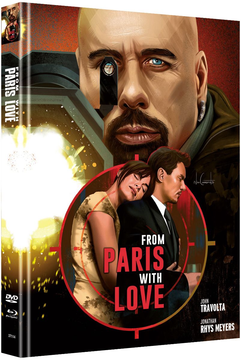 From Paris with Love (Lim. Uncut Mediabook - Cover B) (DVD + BLURAY)