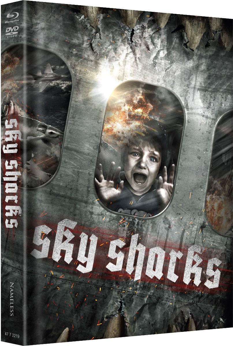Sky Sharks (Lim. Uncut Mediabook - Cover A) (4 Discs) (DVD + BLURAY)
