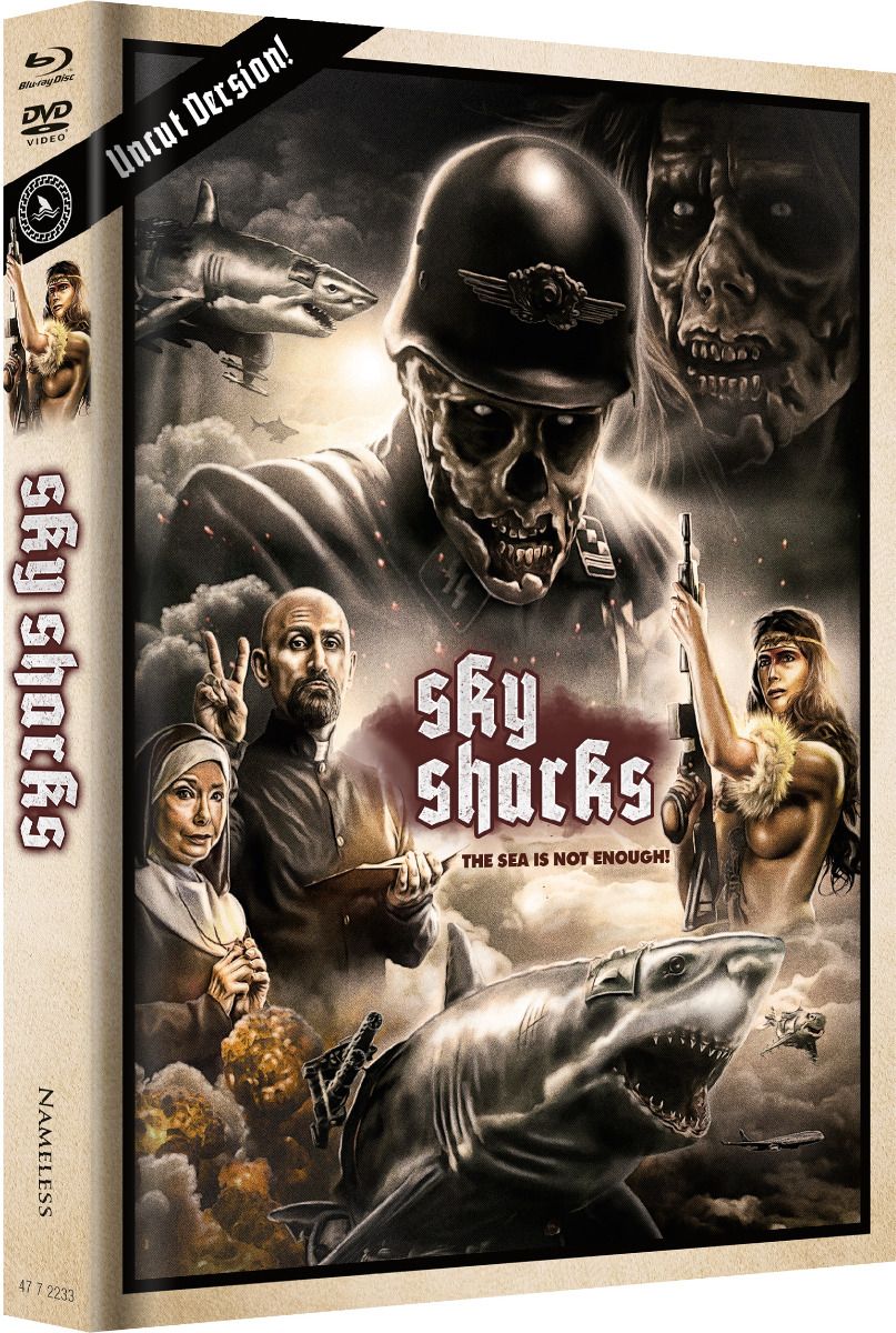 Sky Sharks (Lim. Uncut Mediabook - Cover C) (4 Discs) (DVD + BLURAY)