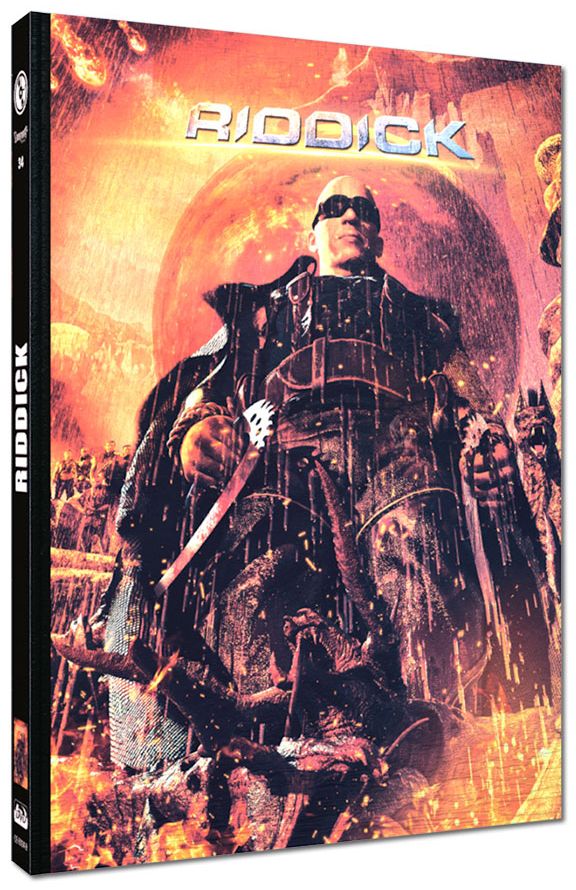 Riddick - Chroniken eines Kriegers (Lim. Uncut Mediabook - Cover B) (DVD + BLURAY)