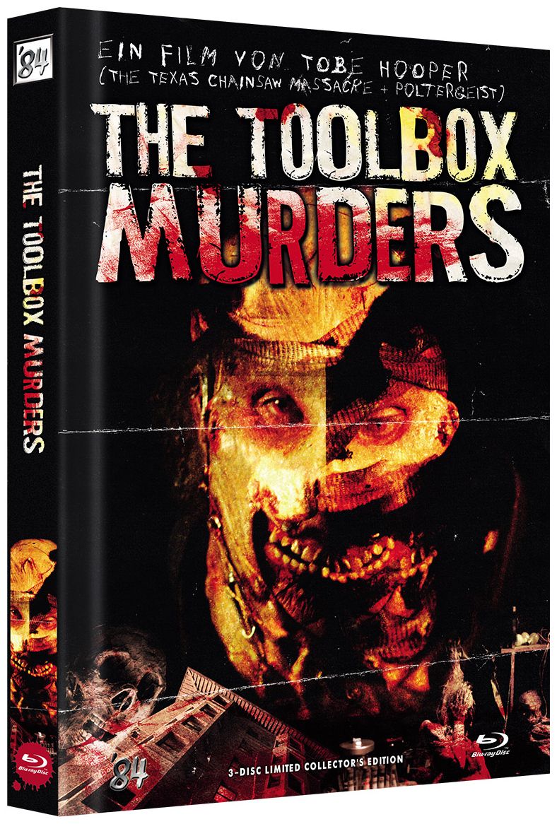 Toolbox Murders, The (2003) (Lim. Uncut Mediabook - Cover B) (3 Discs) (DVD + BLURAY)