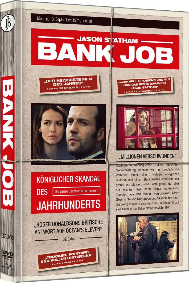 Bank Job (Lim. Uncut Mediabook - Cover B) (DVD + BLURAY)