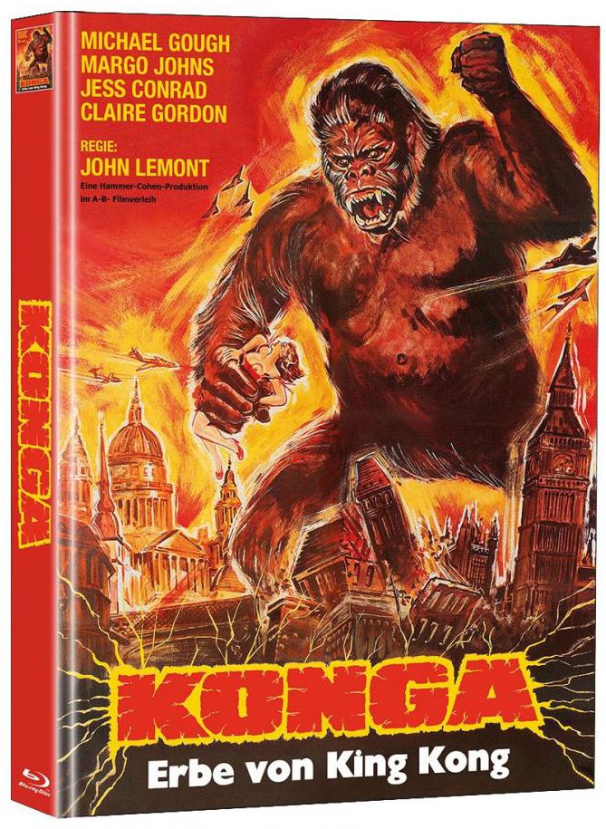 Konga - Erbe von King Kong (Lim. Uncut Mediabook) (2 Discs) (BLURAY)
