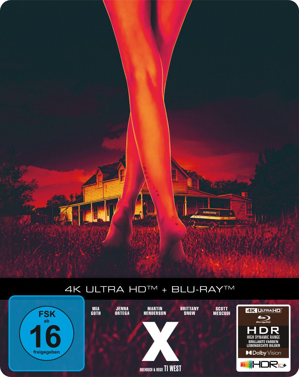 X (Uncut) (4K UHD+Blu-Ray) - Limited Steelbook Edition