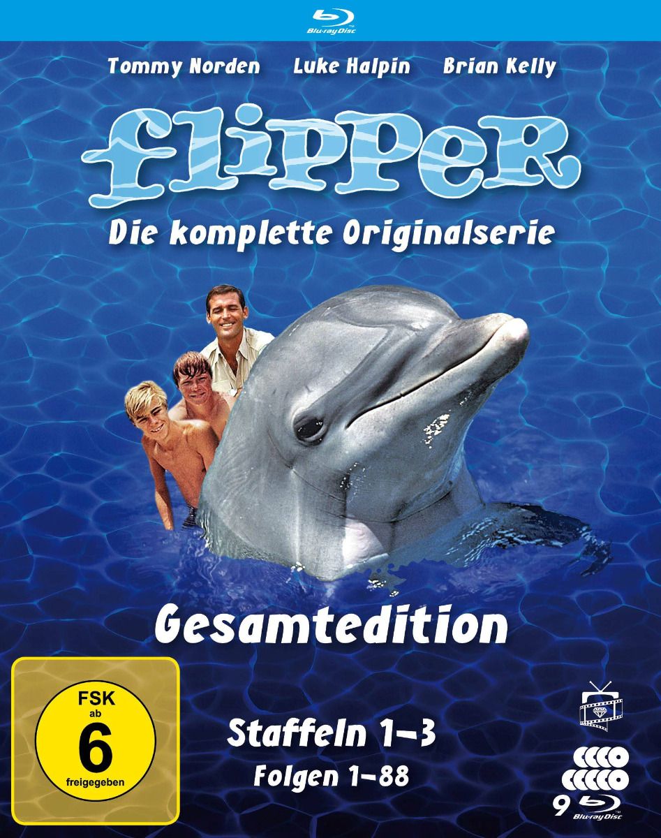 Flipper Gesamtedition - Staffel 1-3 (Blu-Ray) (9Discs)