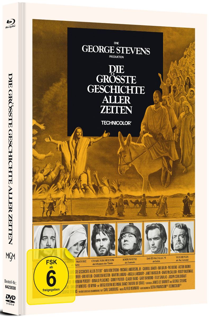 Die größte Geschichte aller Zeiten (2Blu-Rays+DVD) - Mediabook - Limited Edition