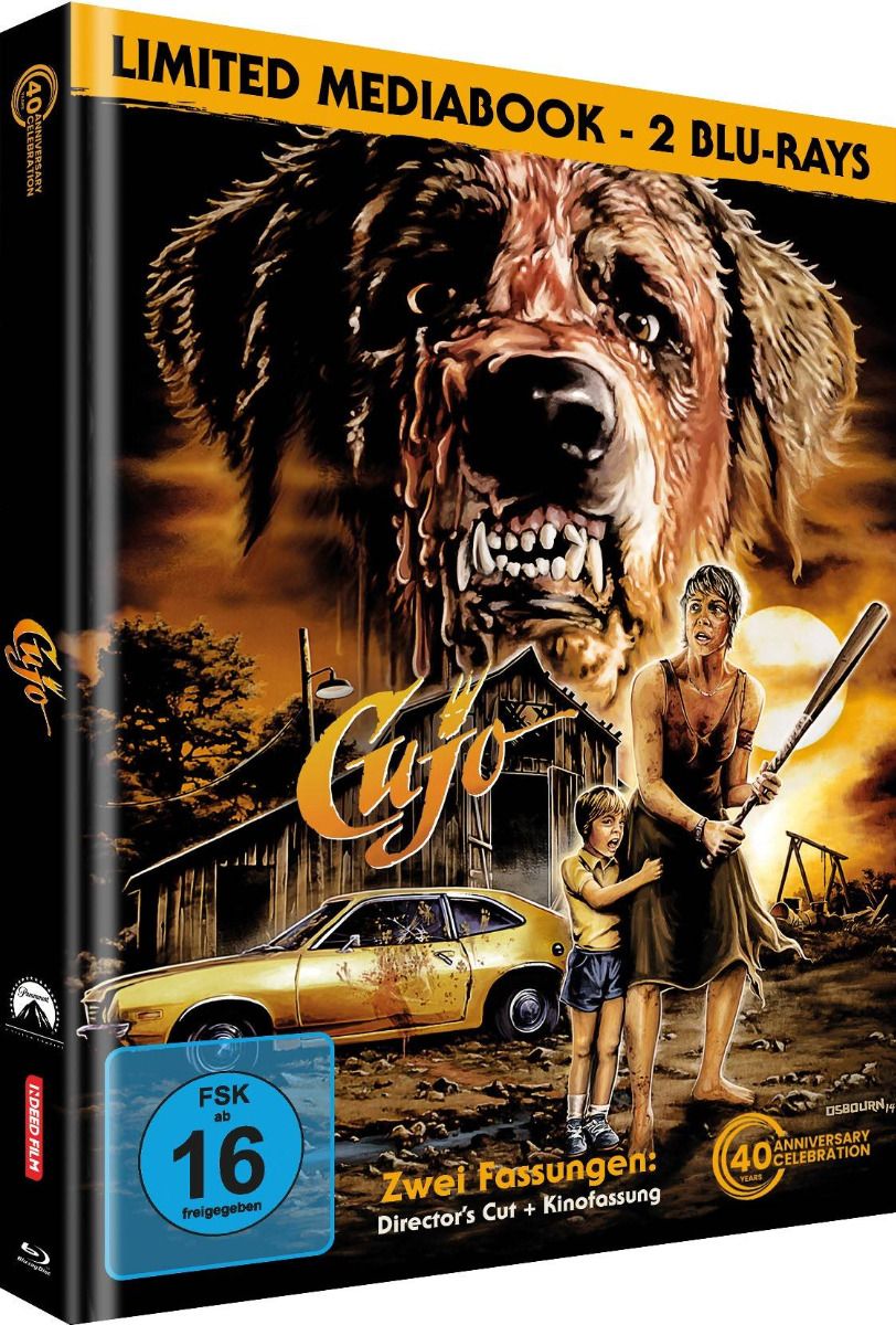 Cujo - Cover G - Mediabook (FSK) (Blu-Ray) (2Discs) - Limited Edition - Uncut