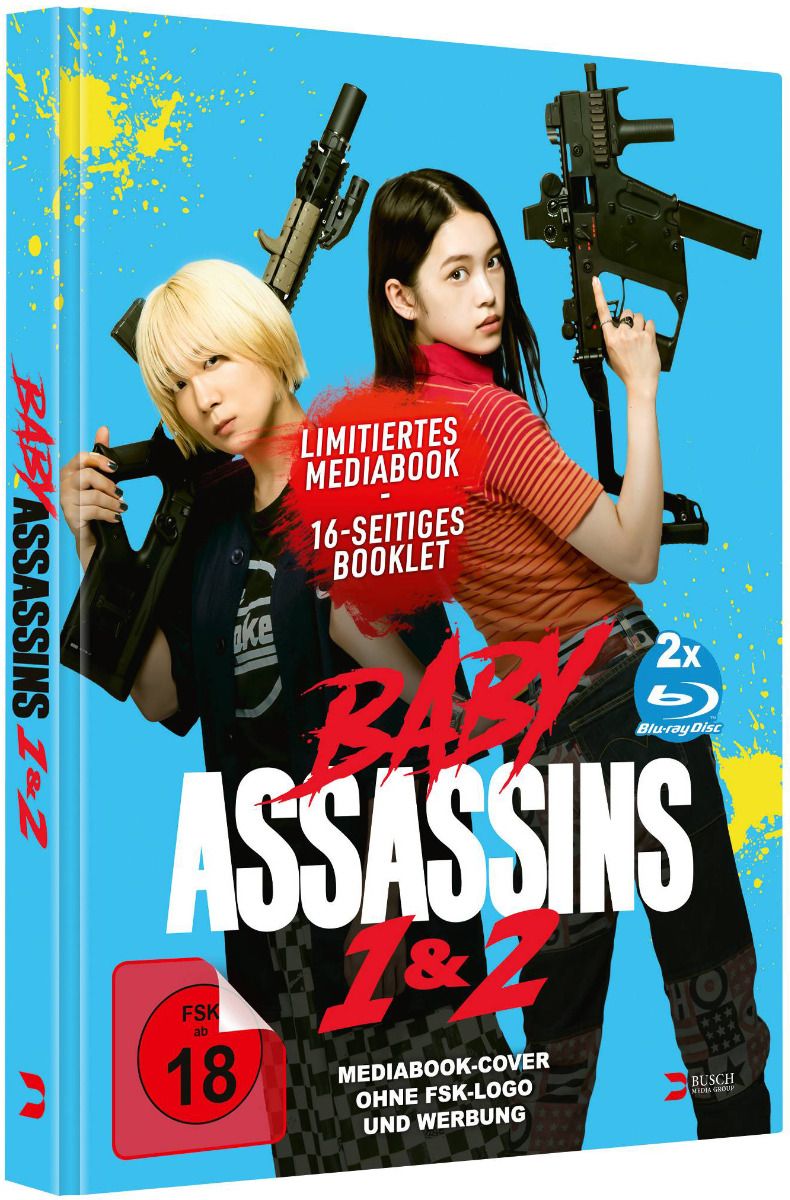 Baby Assassins 1&2 - Cover B - Mediabook (Blu-Ray) (2Discs) - Limited Edition