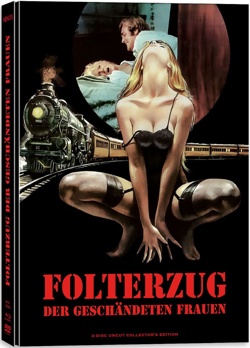 Folterzug der geschändeten Frauen - Cover C - Mediabook (Blu-Ray+DVD) - Uncut