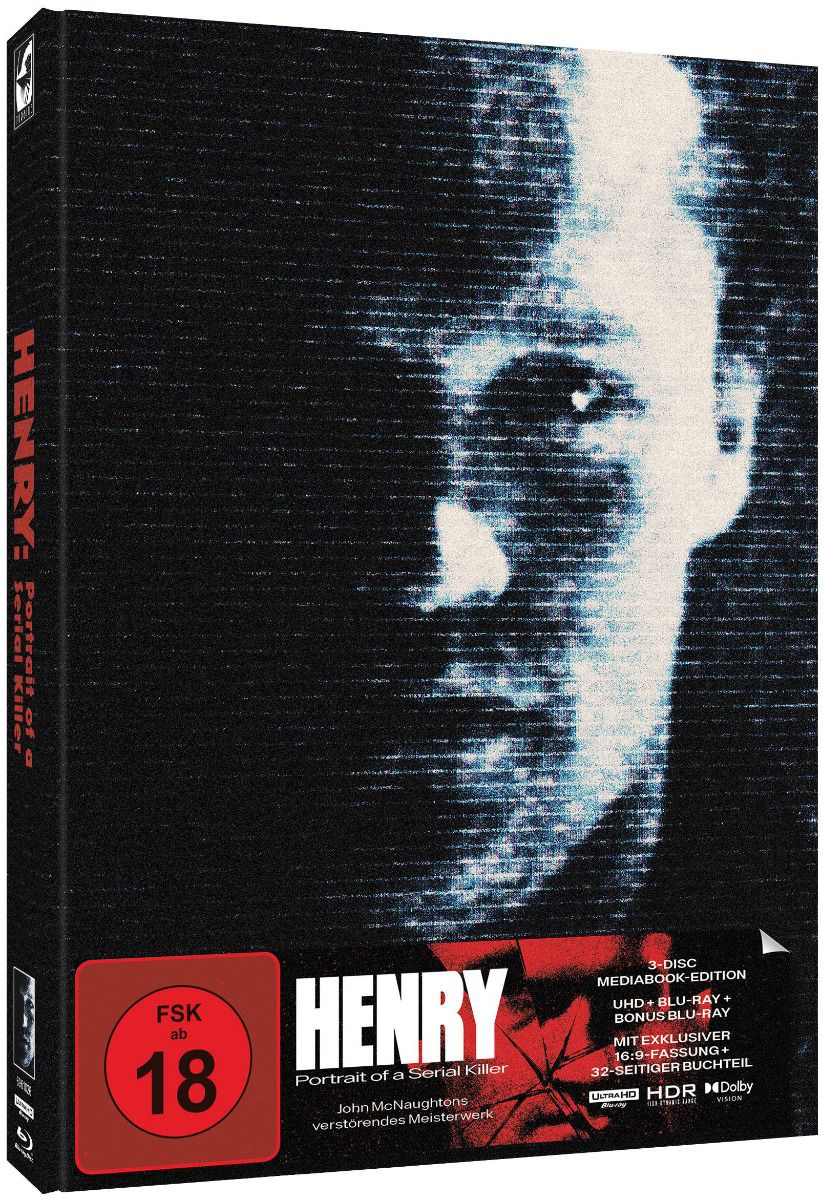 Henry: Portrait of a Serial Killer (4K UHD+2Blu-Ray) - Mediabook - Limited 750 Edition