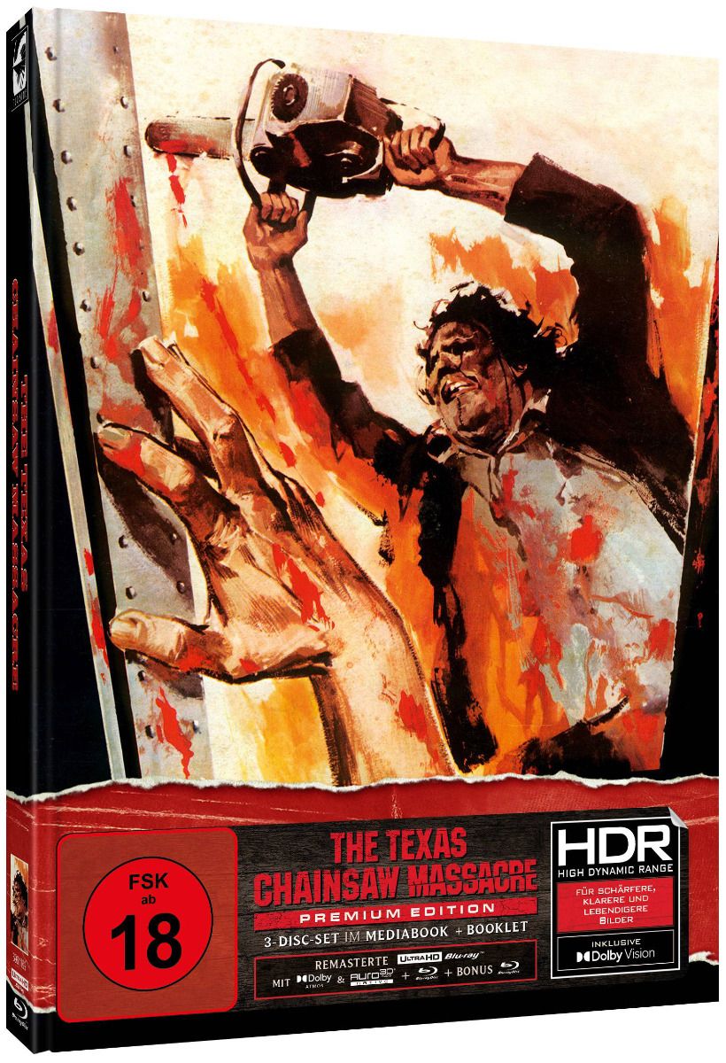 The Texas Chainsaw Massacre - Franz. Cover - Mediabook (4K UHD+2Blu-Ray) - Limited 333 Edition