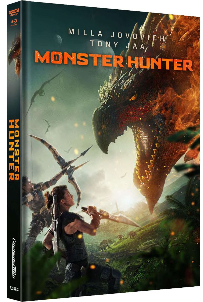 Monster Hunter - Cover B - Mediabook (4K UHD+Blu-Ray) - Limited 333 Edition