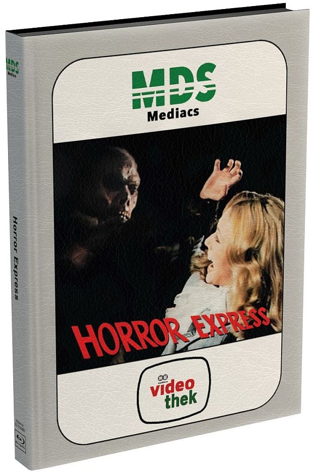 Horror Express - Cover A - Mediabook (Wattiert) (Blu-Ray+DVD) - Limited 222 Edition