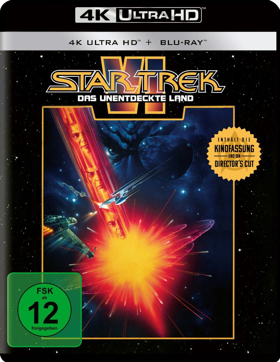 Star Trek VI: Das unentdeckte Land (4K UHD+Blu-Ray) - Kinofassung & Directors Cut