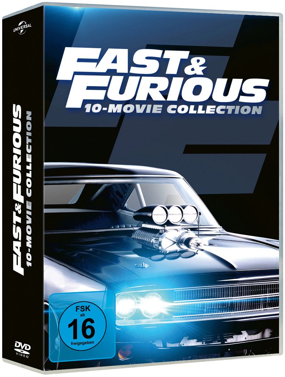 Fast & Furious 10-Movie Collection (10DVD)