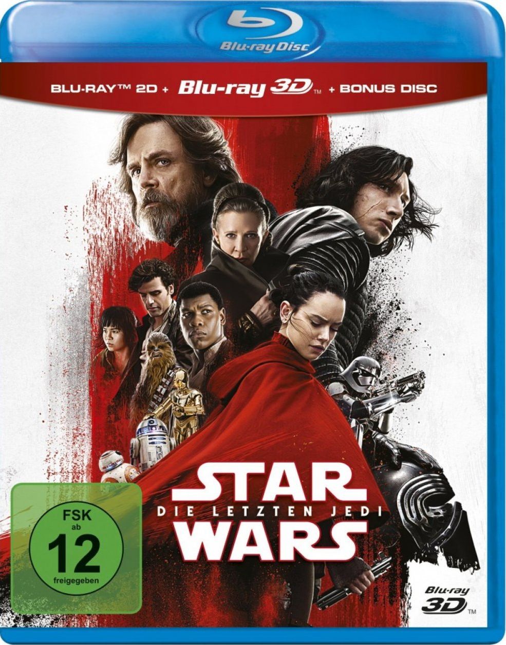 Star Wars Episode 8: Die letzten Jedi 3D (3 Discs) (BLURAY 3D + BLURAY)