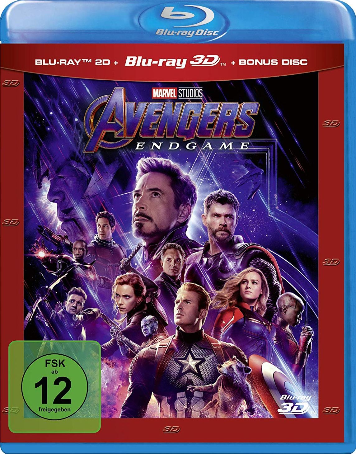 Avengers - Endgame 3D (3 Discs) (BLURAY + BLURAY 3D)