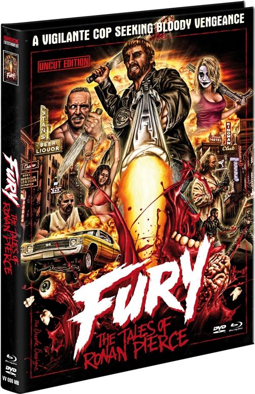 Fury  - The Tales of Ronan Pierce (Lim. Uncut Mediabook) (DVD + BLURAY)