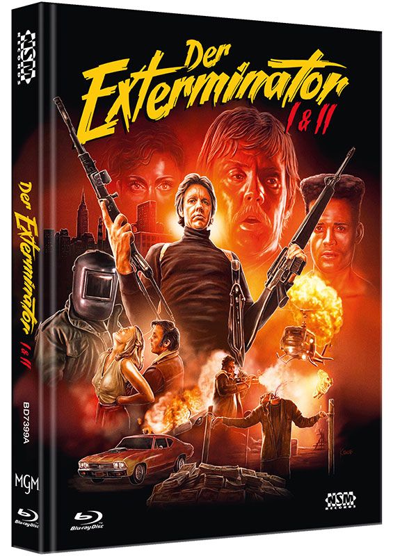 Exterminator 1+2, Der (Lim. Uncut Double Feature Mediabook - Cover A) (2 Discs) (BLURAY)