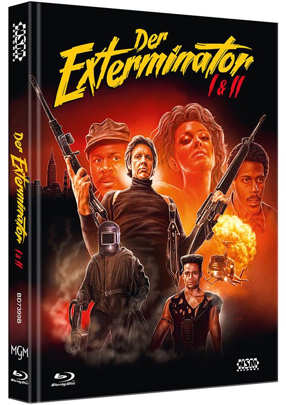 Exterminator 1+2, Der (Lim. Uncut Double Feature Mediabook - Cover B) (2 Discs) (BLURAY)