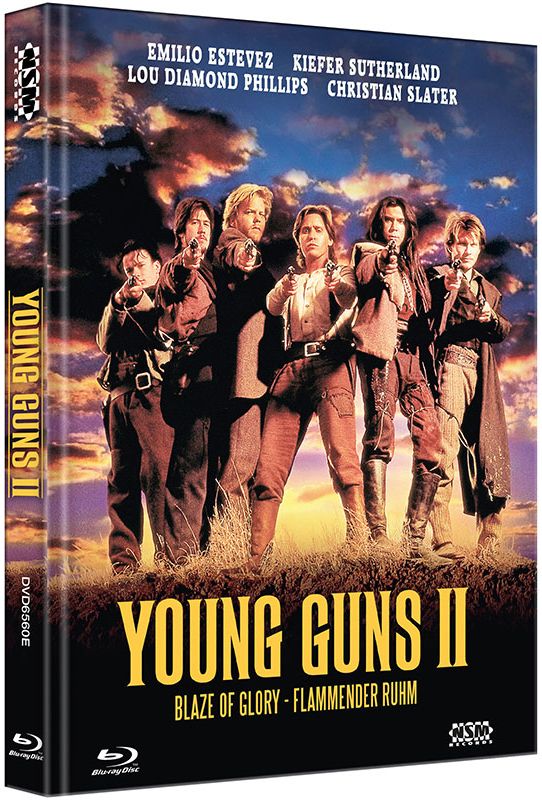 Young Guns 2 - Flammender Ruhm (Lim. Uncut Mediabook - Cover E) (DVD + BLURAY)