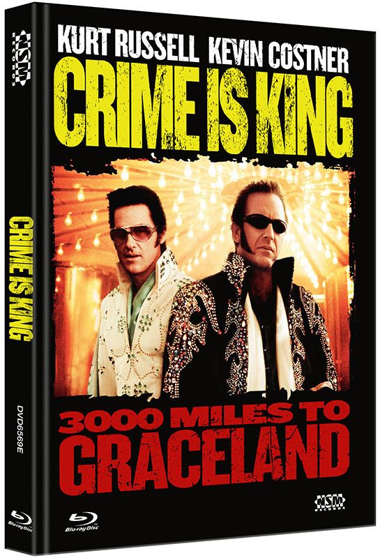 Crime is King - 3000 Meilen bis Graceland (Lim. Uncut Mediabook - Cover E) (DVD + BLURAY)