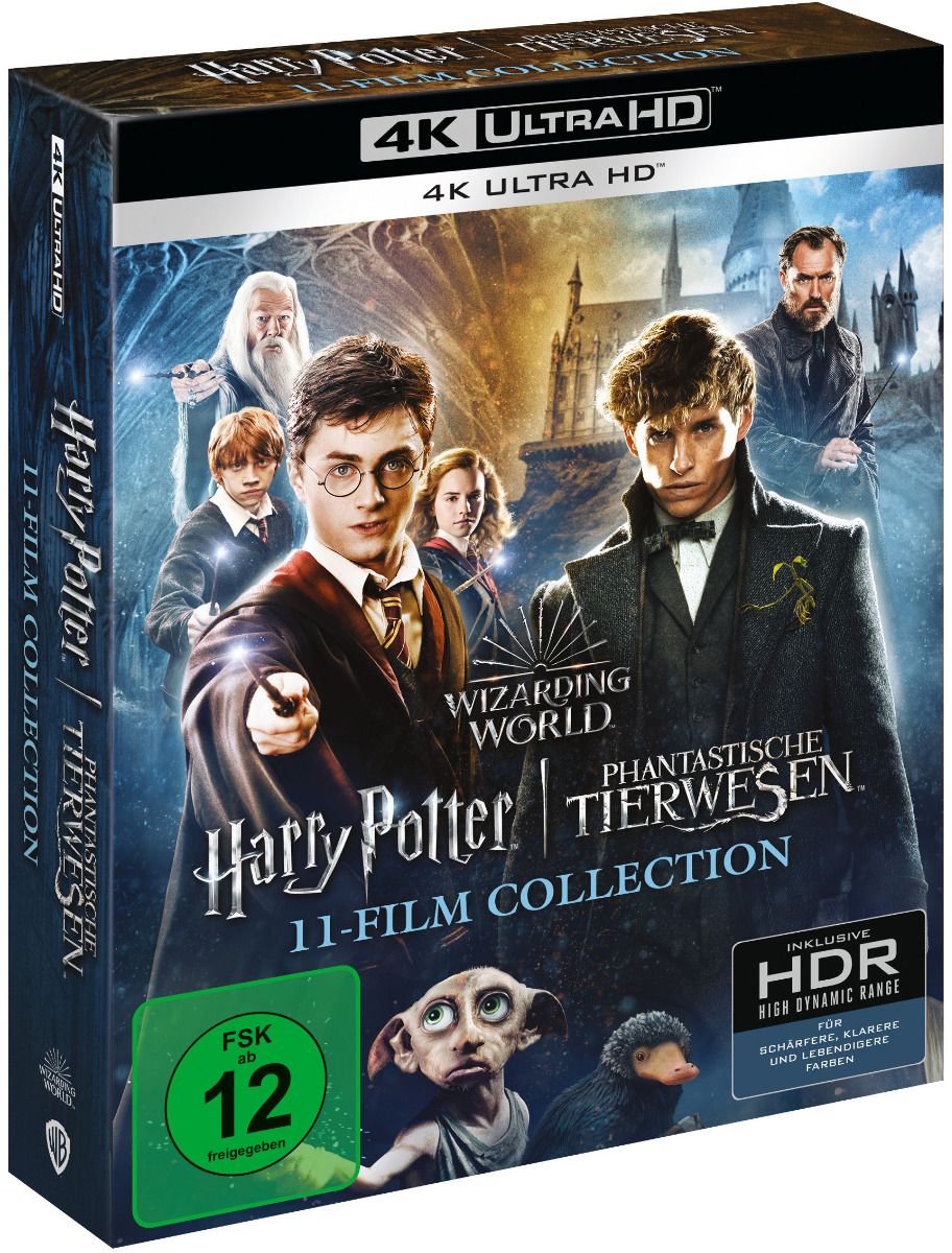 Harry Potter & Phantastische Tierwesen (4K UHD) (11Discs) - Wizarding World 11-Film Collection