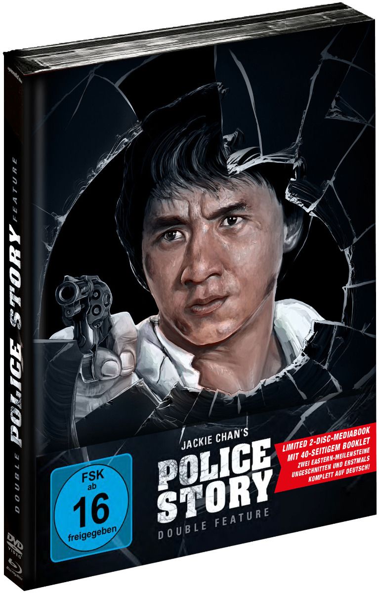 Police Story 1+2 - Double Feature (Lim. Uncut Mediabook) (BLURAY)