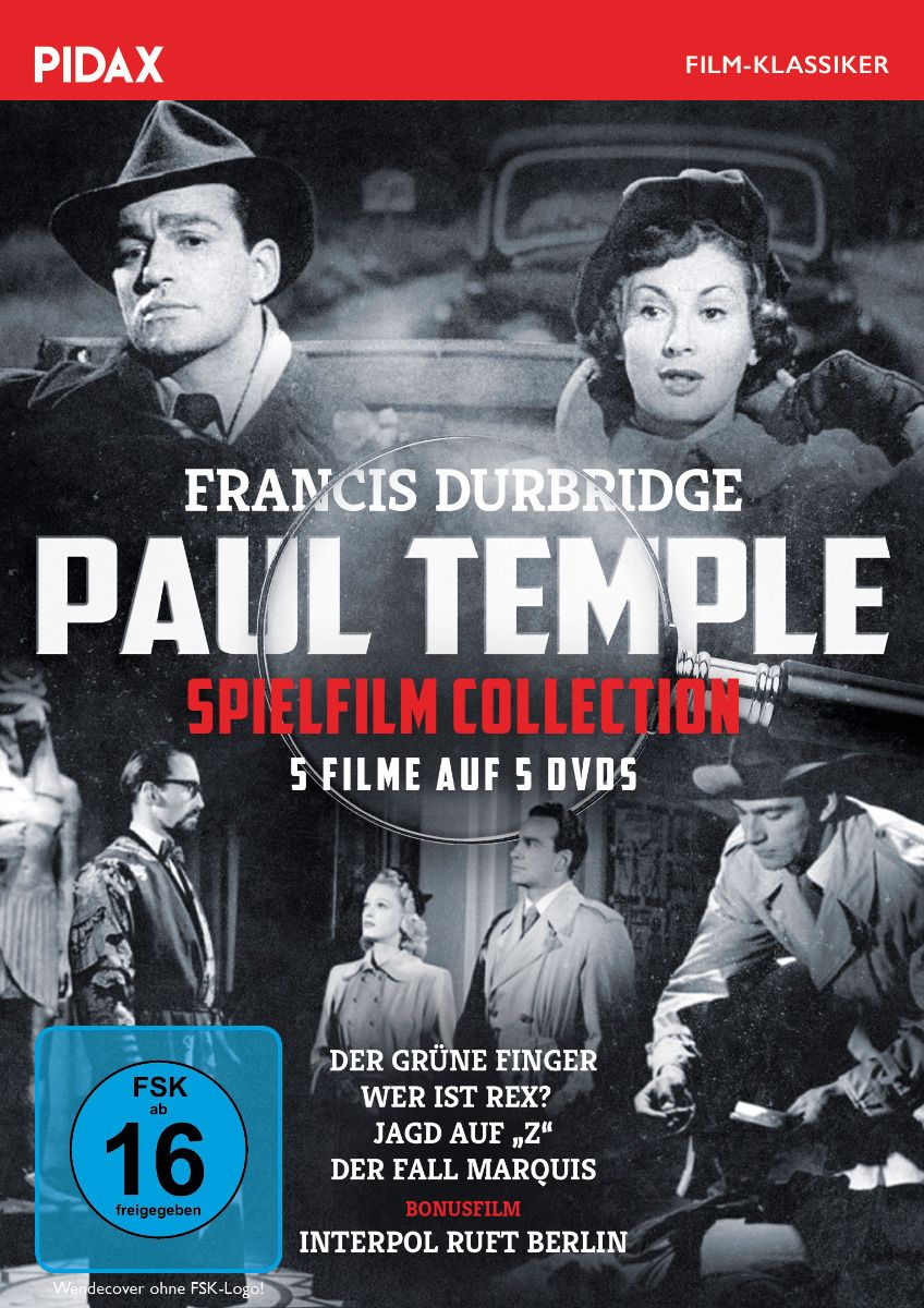 Francis Durbridge: Paul Temple - Spielfilm Collection (s/w) (5DVD)