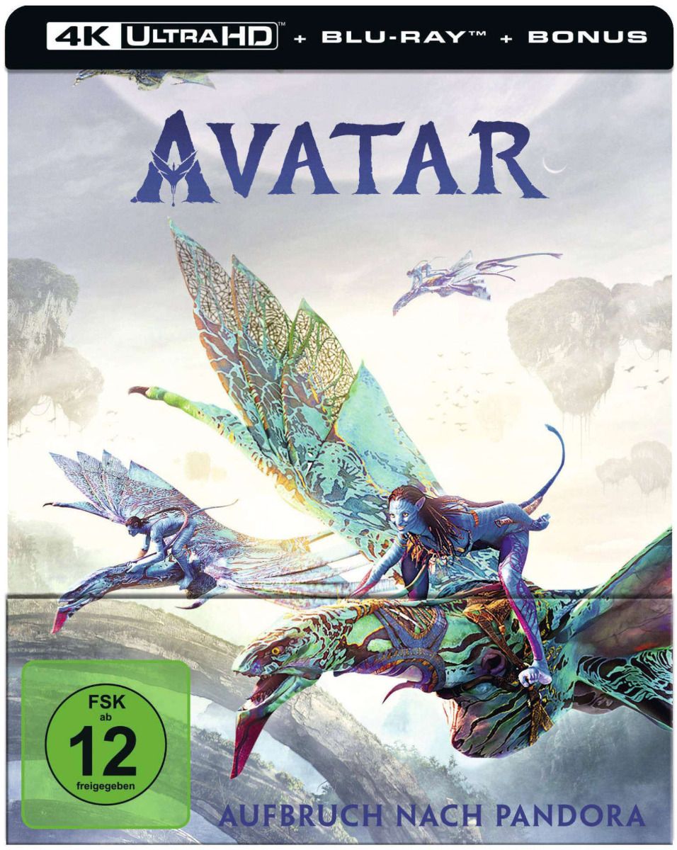 Avatar - Aufbruch nach Pandora (4K UHD+Blu-Ray) (3Discs) - Limited Steelbook Edition