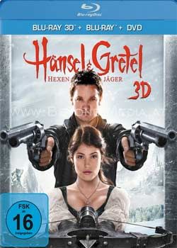 Hänsel & Gretel: Hexenjäger 3D (BLURAY + BLURAY 3D + DVD)