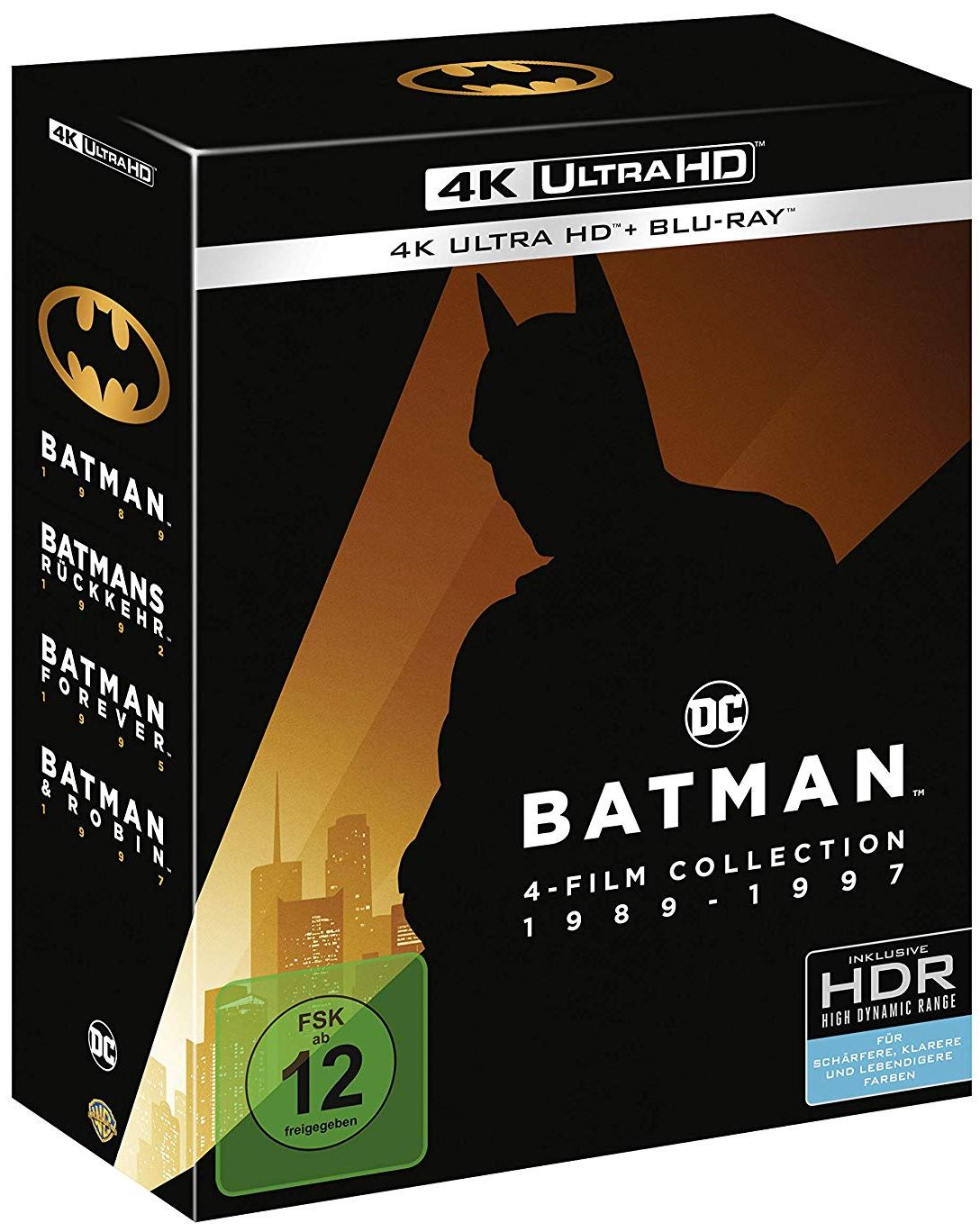 Batman 1989-1997 (8 Discs) (UHD BLURAY + BLURAY)