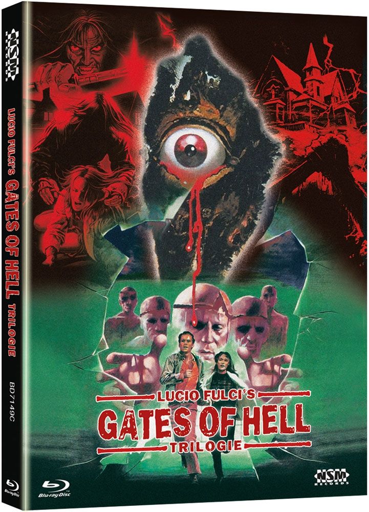 Lucio Fulci's Gates of Hell Trilogie (Lim. Uncut Mediabook - Cover C) (3 Discs) (BLURAY)