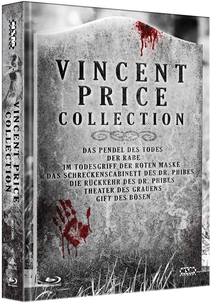 Vincent Price Collection (Lim. Uncut Mediabook) (7 Discs) (BLURAY)