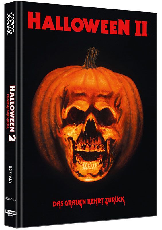 Halloween 2 - Cover A - Mediabook  (4K UHD+Blu-Ray) - Limited Edition - Uncut