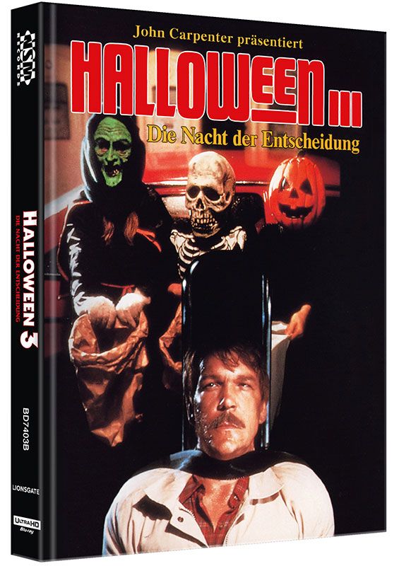Halloween 3 - Cover B - Mediabook  (4K UHD+Blu-Ray) - Limited Edition - Uncut