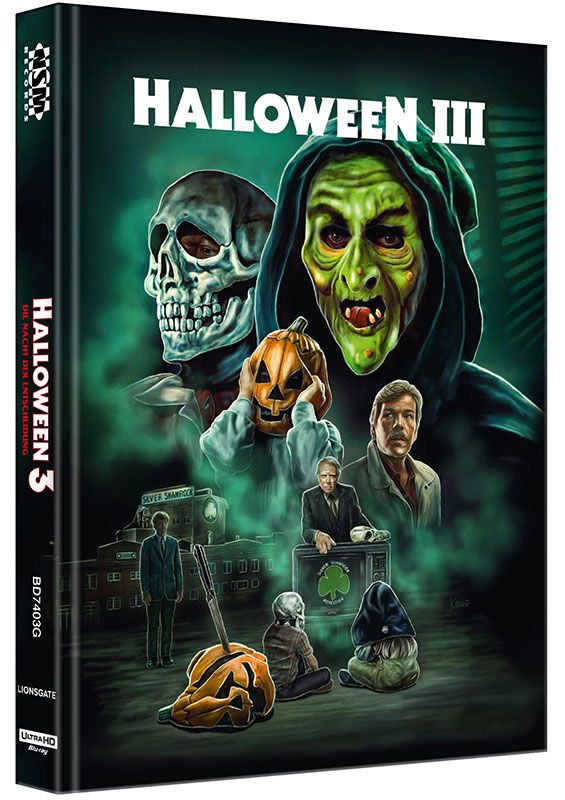 Halloween 3 - Cover G - Mediabook  (4K UHD+Blu-Ray) - Limited Edition - Uncut