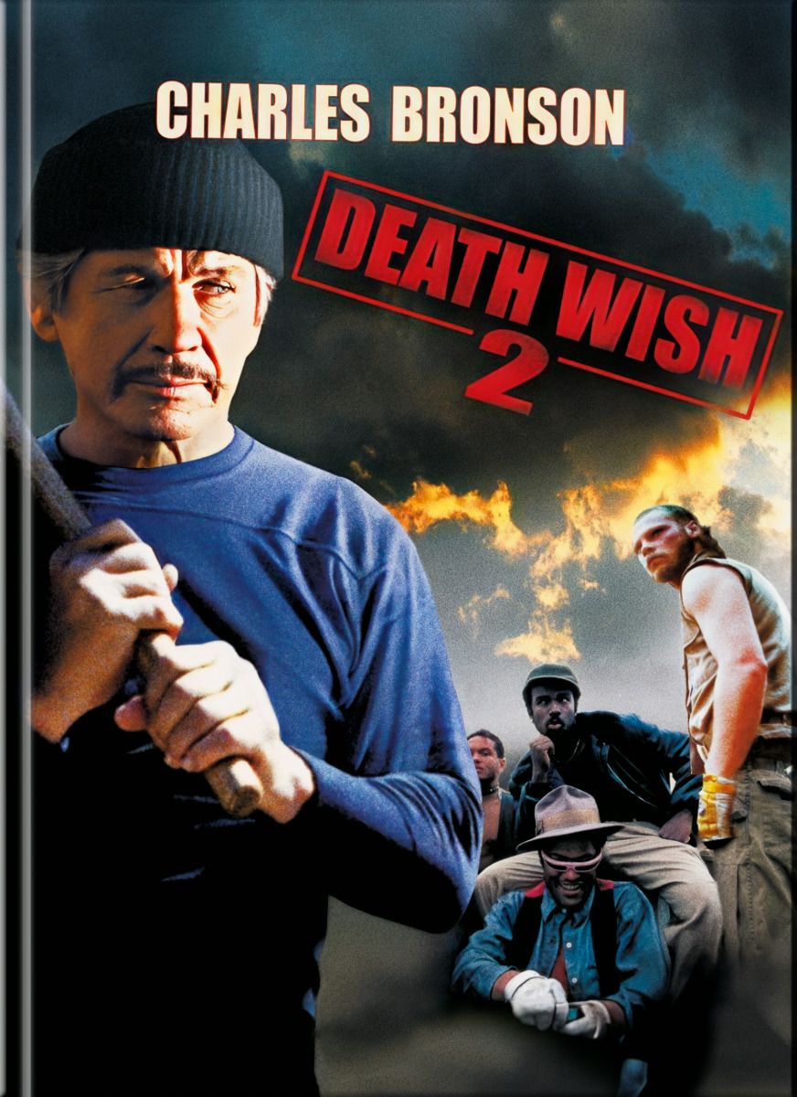 Death Wish 2 - Mann ohne Gnade - Cover A - Mediabook  (4K UHD+Blu-Ray) - Unrated