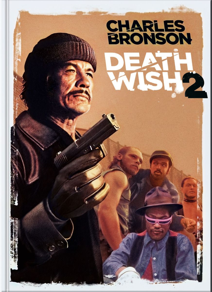 Death Wish 2 - Mann ohne Gnade - Cover B - Mediabook  (4K UHD+Blu-Ray) - Unrated
