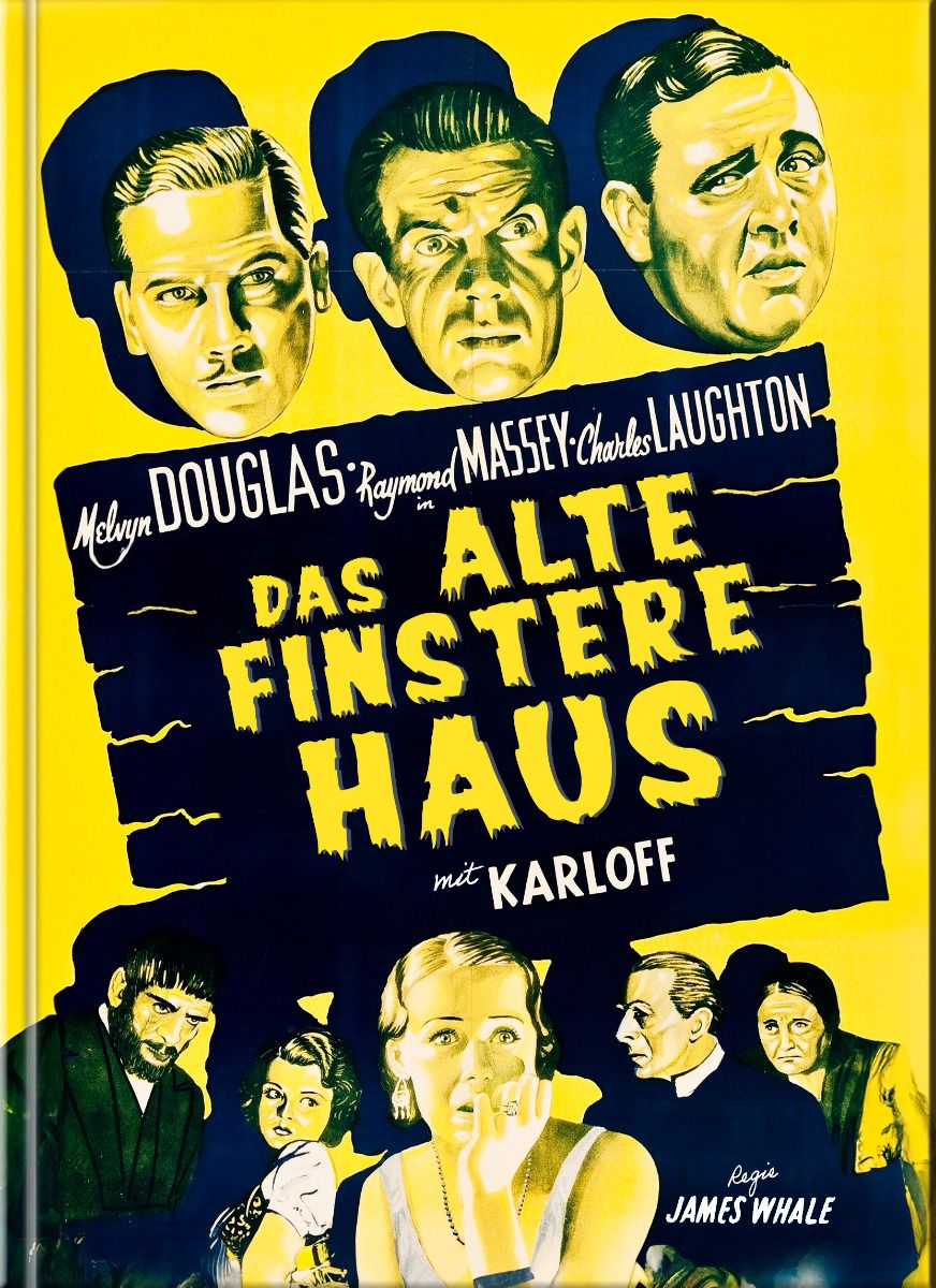 Das Alte finstere Haus (1932) (s/w) - Cover B - Mediabook (4K UHD+Blu-Ray) - Uncut