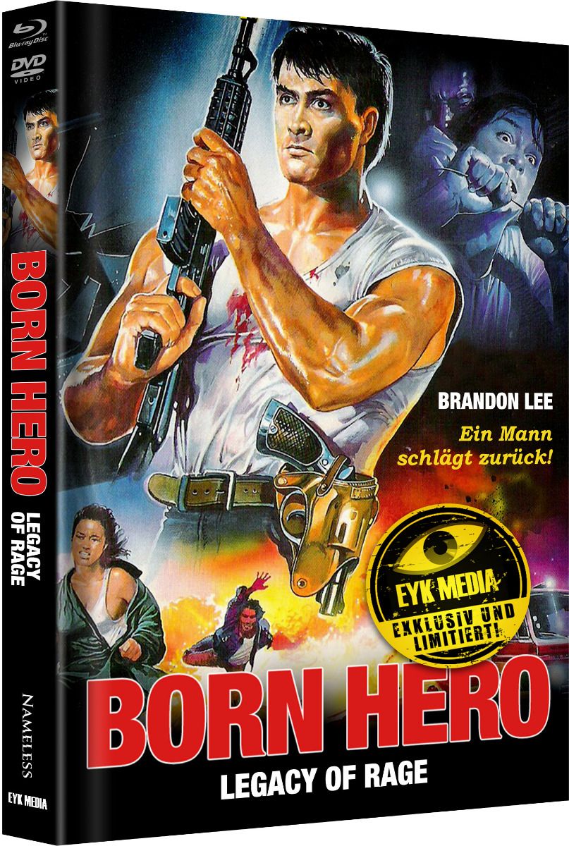 Born Hero (Lim. Uncut Mediabook - Cover B) (DVD + BLURAY)