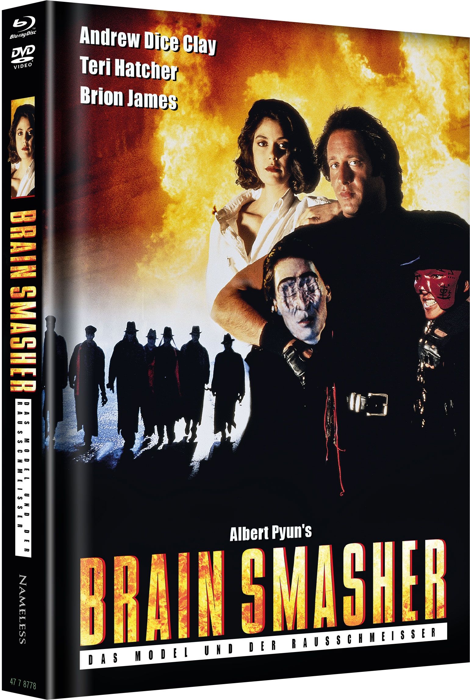Brain Smasher - Das Model und der Rausschmeisser (Lim. Uncut Mediabook - Cover A) (Nameless Auflage) (DVD + BLURAY)