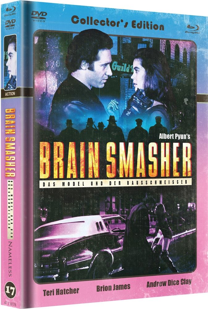 Brain Smasher - Das Model und der Rausschmeisser (Lim. Uncut Mediabook - Cover C) (Nameless Auflage) (DVD + BLURAY)