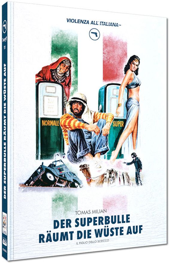 Der Superbulle räumt die Wüste auf - Cover C - Mediabook (Blu-Ray+DVD) - Limited 222 Edition