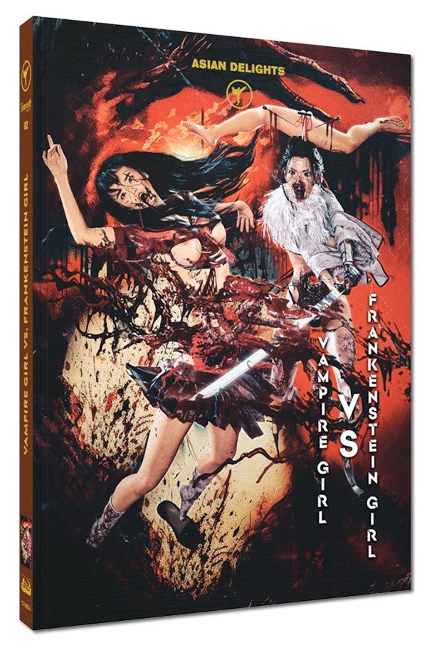Vampire Girl vs. Frankenstein Girl - Cover A - Mediabook (Blu-Ray+DVD) - Limited 333 Edition