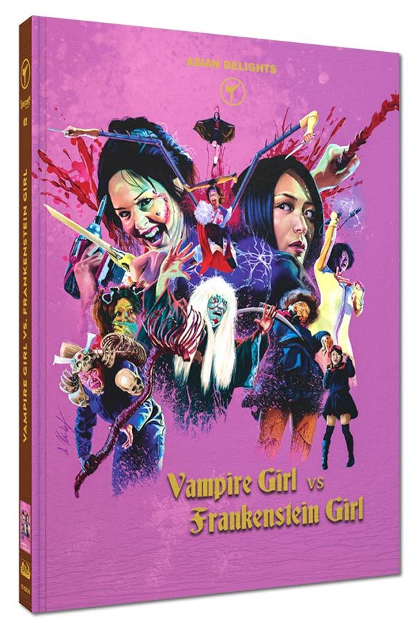 Vampire Girl vs. Frankenstein Girl - Cover B - Mediabook (Blu-Ray+DVD) - Limited 222 Edition